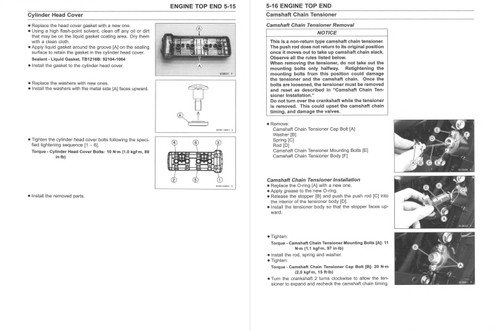 Kawasaki 2020 Z900 Service Manual