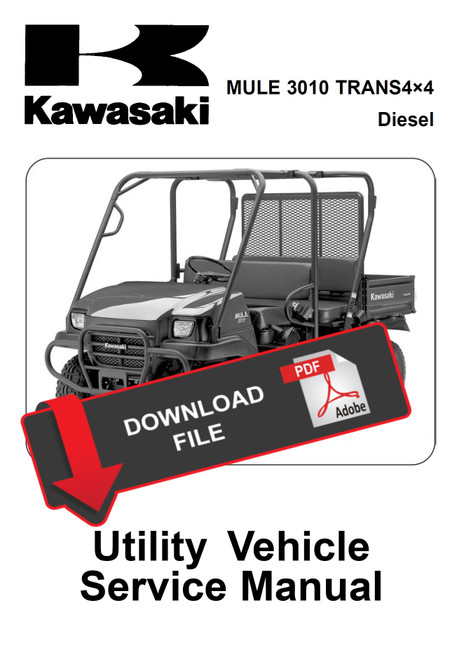 Kawasaki 2008 Mule 3010 Trans 4x4 Diesel Service Manual