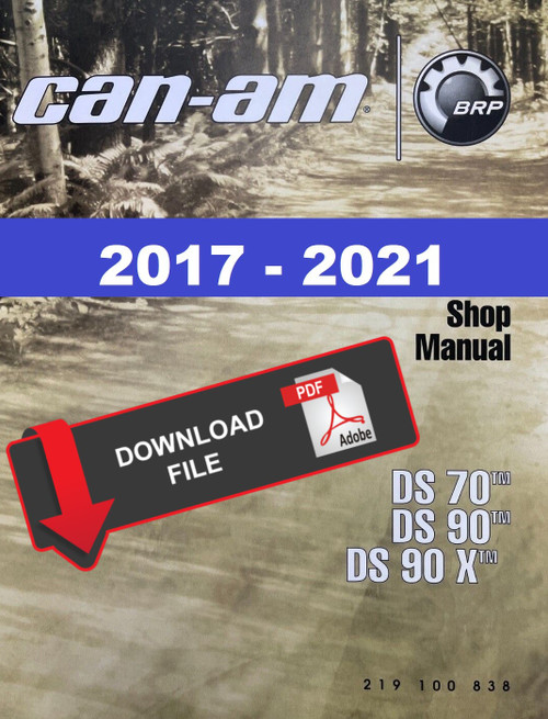 Can-Am 2018 DS 70 Service Manual