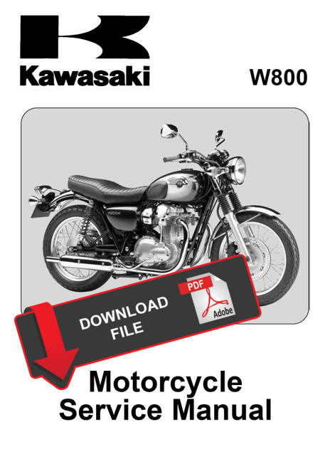 Kawasaki 2011 W800 Service Manual