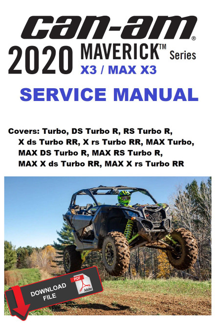 Can-Am 2020 Maverick X3 X ds Turbo RR Service Manual