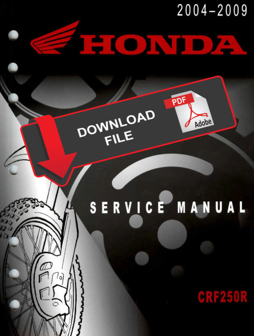 Honda 2004 CRF250R Service Manual