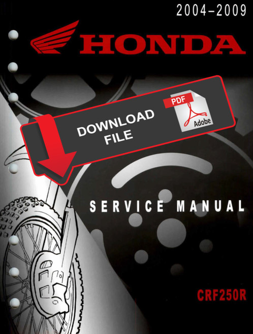 Honda 2007 CRF250R Service Manual