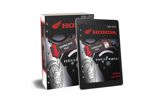 Honda 2000 XR80R Service Manual