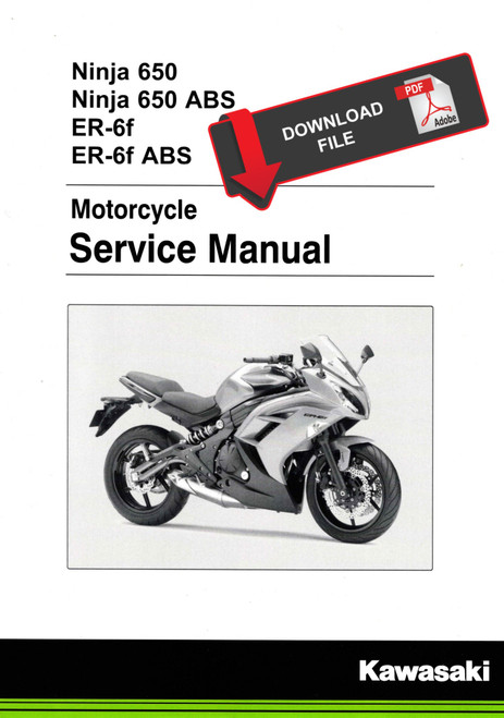 Kawasaki 2013 Ninja 650 ABS Service Manual