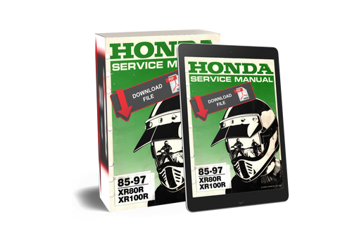 Honda 1996 XR80R Service Manual