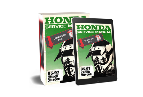 Honda 1993 XR100R Service Manual