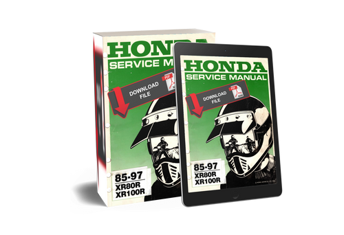 Honda 1994 XR100R Service Manual