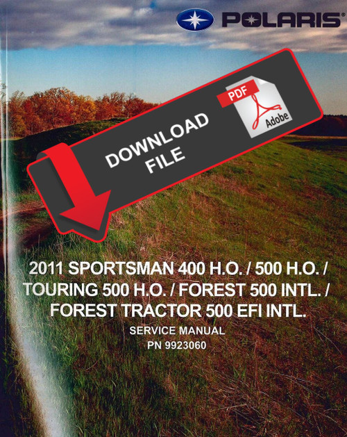 Polaris 2011 Sportsman 400 H.O. Service Manual