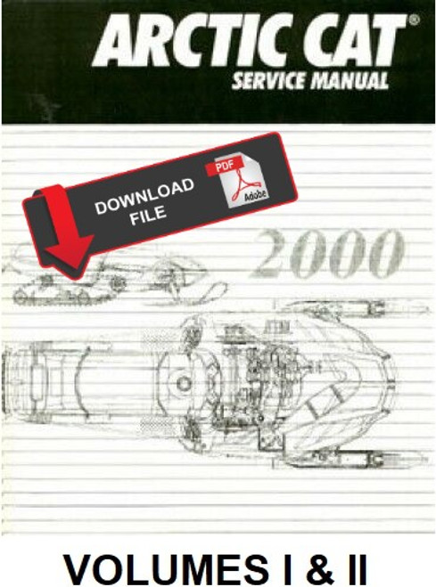 Arctic Cat 2000 Bearcat 340 Service Manual