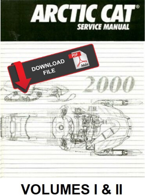 Arctic Cat 2000 ZL 600 Service Manual