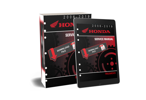Honda 2013 TRX 250 EX Sportrax Service Manual