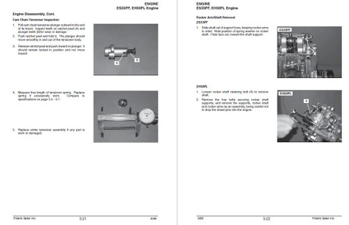 Polaris 1999 Sportsman 335 Atv Service Manual