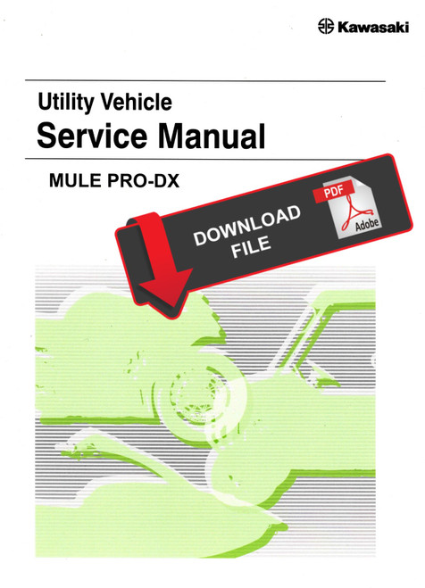 Kawasaki 2020 Mule Pro-DX Service Manual