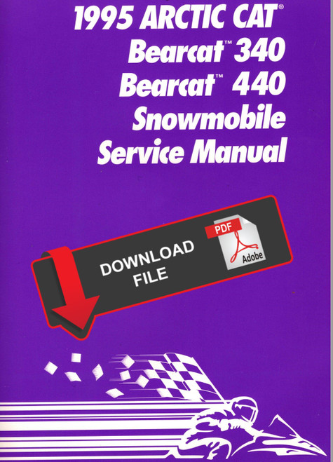 Arctic Cat 1995 Bearcat 340 Snowmobile Service Manual