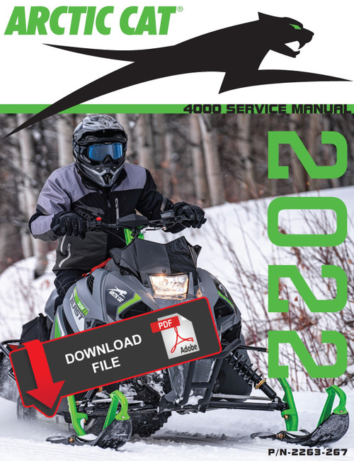 Arctic Cat 2022 Blast LT 4000 Service Manual