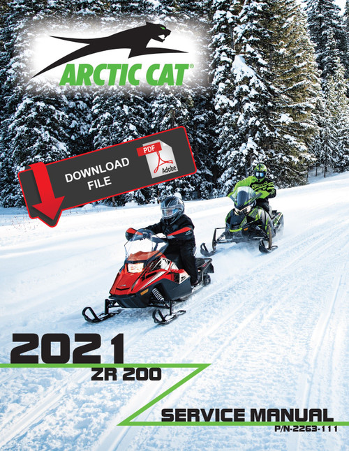 Arctic Cat 2021 ZR 200 Service Manual