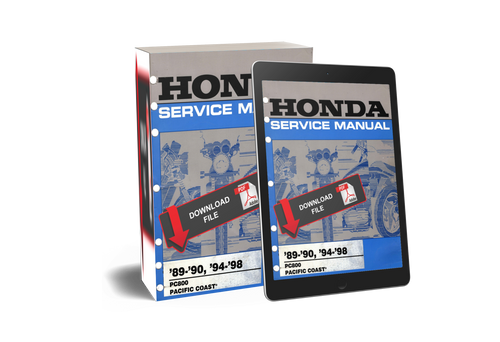 Honda 1994 PC800 Service Manual