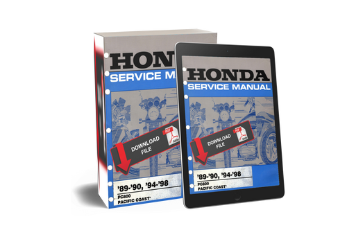 Honda 1995 PC800 Service Manual