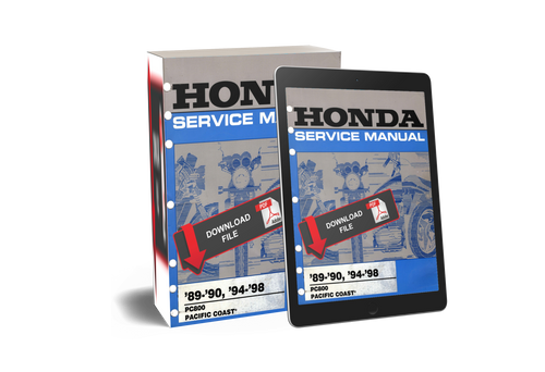 Honda 1997 PC800 Service Manual