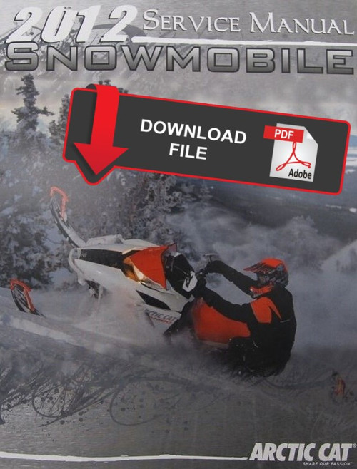 Arctic Cat 2012 T Z1 Service Manual