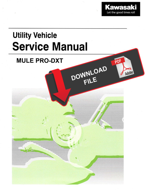 Kawasaki 2018 Mule Pro-DXT Diesel Service Manual
