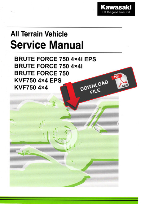 Kawasaki 2021 Brute Force 750 4x4i EPS Service Manual