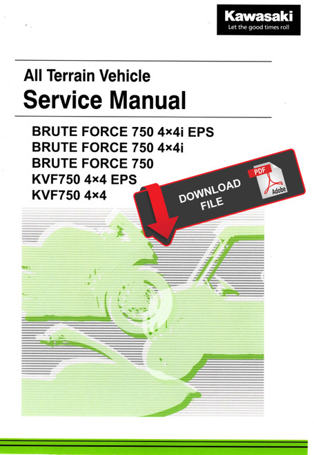 Kawasaki 2022 Brute Force 750 4x4i EPS Service Manual