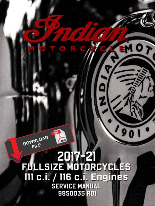 Indian 2019 Chieftain Limited Service Manual