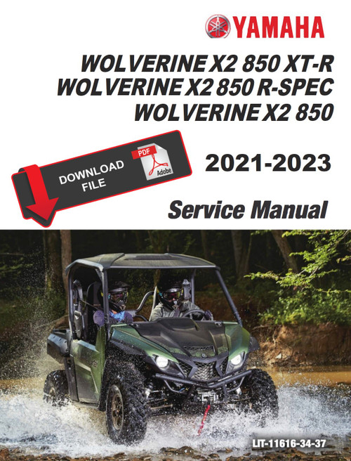 Yamaha 2021 Wolverine X2 850 R-Spec XT-R Service Manual