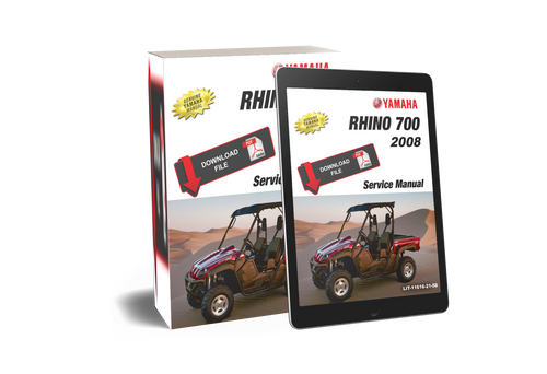 Yamaha 2008 Rhino 700 Sport Service Manual