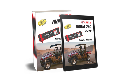 Yamaha 2008 Rhino 700 SE Service Manual