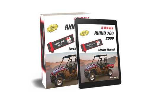 Yamaha 2008 Rhino 700 Hunter Service Manual