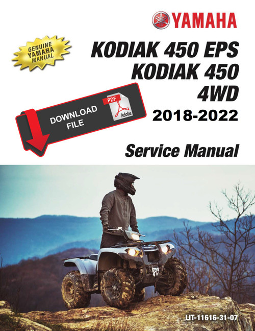 Yamaha 2022 Kodiak 450 EPS 4WD Service Manual