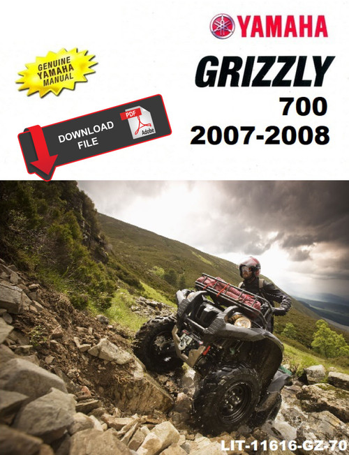 Yamaha 2008 Grizzly 700 4x4 Service Manual