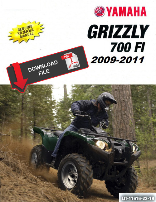 Yamaha 2009 Grizzly 700 4x4 EPS Special Edition Service Manual