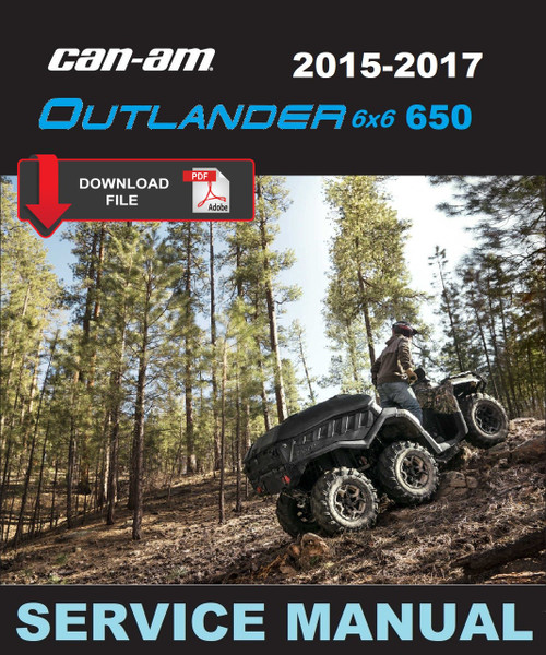 Can-Am 2016 Outlander 6x6 650 XT Service Manual