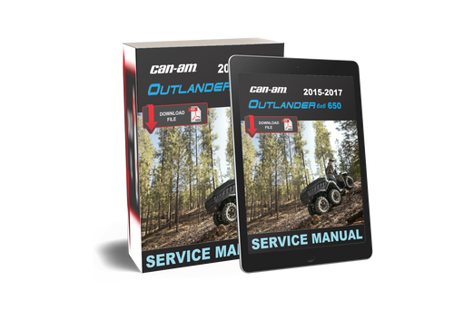 Can-Am 2017 Outlander 6x6 650 XT Service Manual