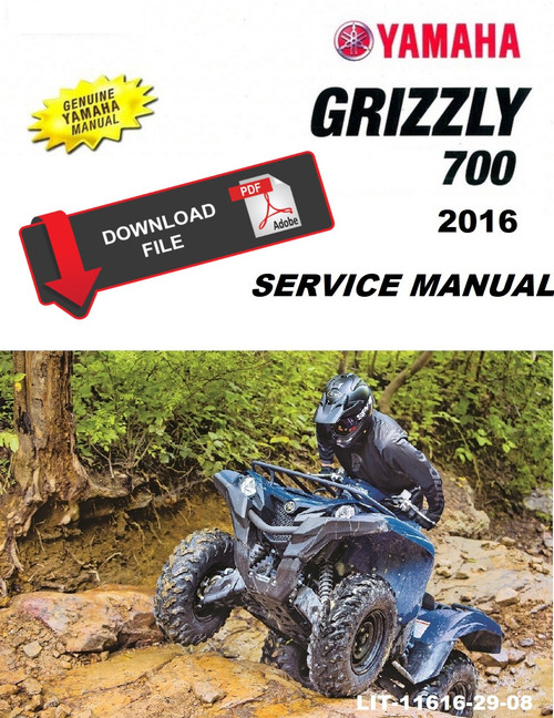 Yamaha 2016 Grizzly 700 EPS 4WD Hunter Service Manual