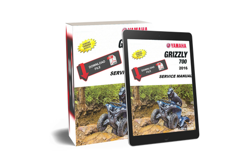 Yamaha 2016 Grizzly 700 EPS 4WD Hunter Service Manual