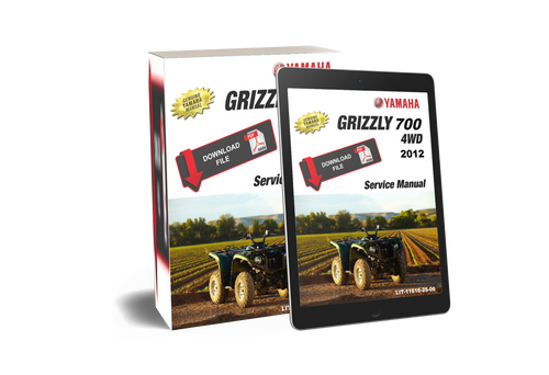 Yamaha 2012 Grizzly 700 4WD Hunter Service Manual