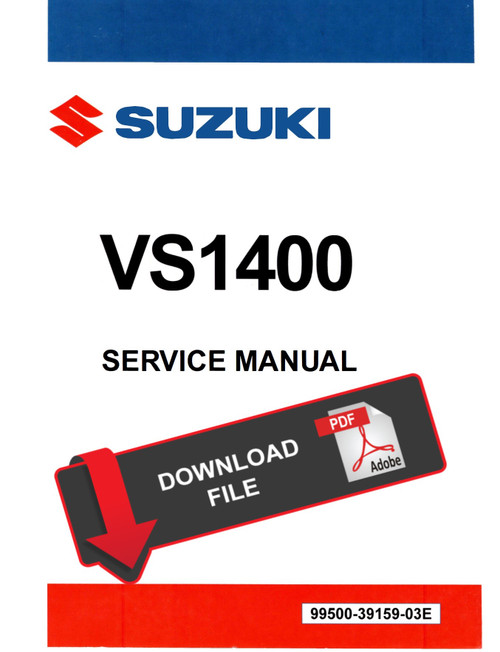 Suzuki 1991 VS1400 Service Manual