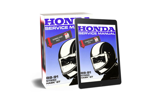 Honda 1988 NT650 Service Manual
