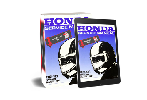 Honda 1991 NT650 Service Manual