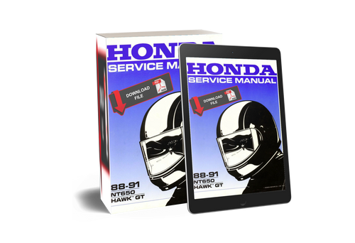 Honda 1989 Hawk GT Service Manual