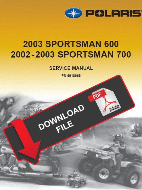 Polaris 2003 Sportsman 700 Service Manual