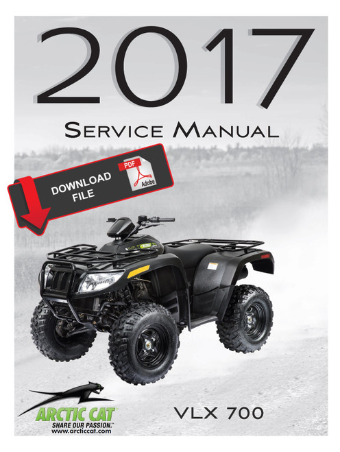 Arctic Cat 2017 ATV 700 VLX Service Manual