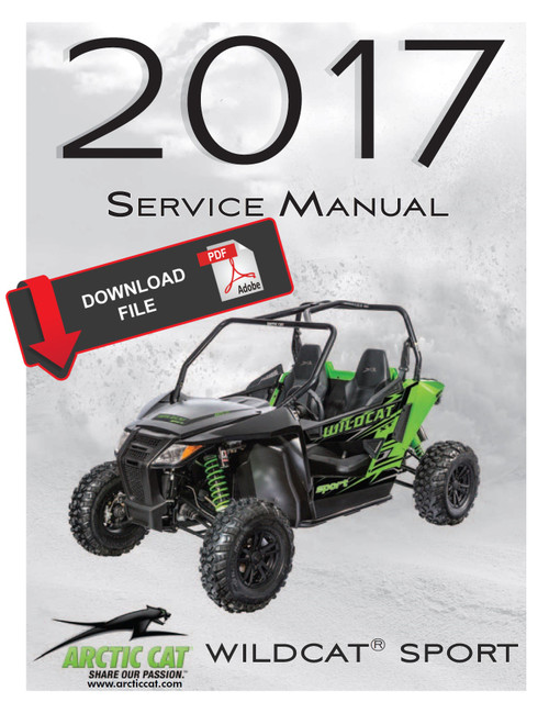Arctic Cat 2017 Wildcat Sport XT Service Manual