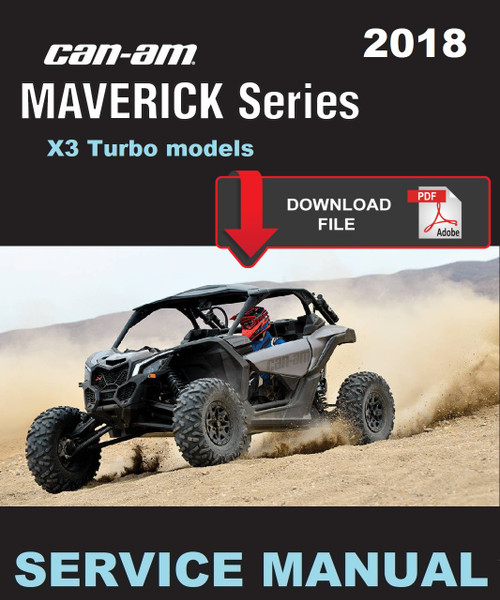 Can-Am 2018 Maverick X3 X ds Turbo R Service Manual