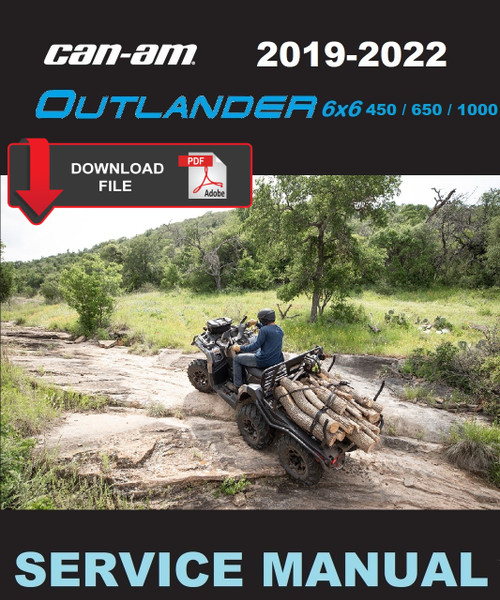 Can-Am 2021 Outlander MAX 6x6 DPS 650 Service Manual